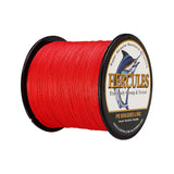 500M 547Yds Red 6lb-100lb HERCULES PE Braided Fishing Line 4 Strands