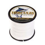 500M 547Yds White 6lb-100lb HERCULES PE Braided Fishing Line 4 Strands