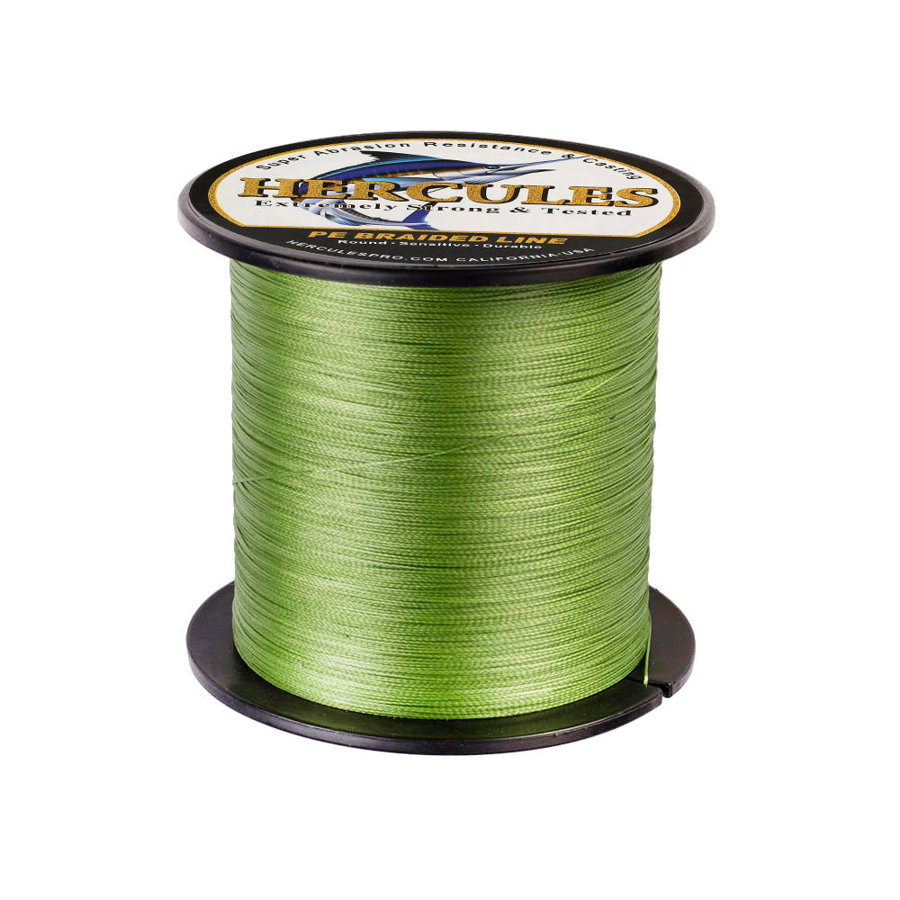 500M 547Yds Army Green 6lb-100lb HERCULES PE geflochtene Angelschnur 4 Stränge