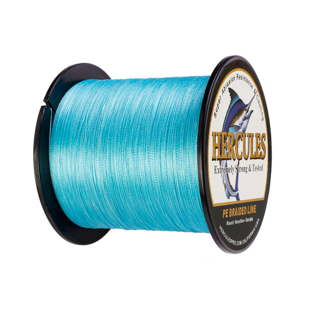 500M 547Yds Blue 6lb-100lb HERCULES PE Braided Fishing Line 4 Strands