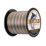 500M 547Yds Camouflage 6lb-100lb HERCULES PE Braided Fishing Line 4 Strands