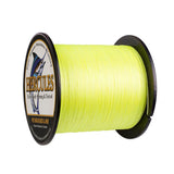 500M 547Yds Fluo Yellow 6lb-100lb HERCULES PE geflochtene Angelschnur 4 Stränge