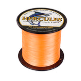 500M 547Yds Orange 6lb-100lb HERCULES PE geflochtene Angelschnur 4 Stränge
