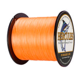 500M 547Yds Orange 6lb-100lb HERCULES PE geflochtene Angelschnur 4 Stränge