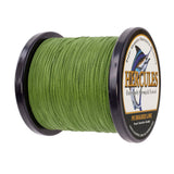 500M 547Yds Army Green 6lb-100lb HERCULES PE geflochtene Angelschnur 4 Stränge