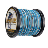 500M 547Yds Camo Blue 6lb-100lb HERCULES PE geflochtene Angelschnur 4 Stränge