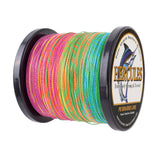500M 547Yds Mehrfarbig 6lb-100lb HERCULES PE geflochtene Angelschnur 4 Stränge