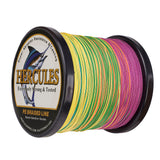 500M 547Yds Multicolor 10lb-300lb HERCULES PE Braided Fishing Line 8 Strands