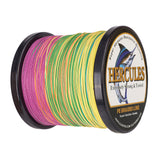 500M 547Yds Multicolor 10lb-300lb HERCULES PE Braided Fishing Line 8 Strands