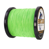 500M 547Yds Fluo Green 6lb-100lb HERCULES PE geflochtene Angelschnur 4 Stränge