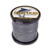 500M 547Yds Grey 6lb-100lb HERCULES PE Braided Fishing Line 4 Strands