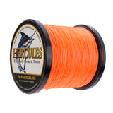 500M 547Yds Orange 6lb-100lb HERCULES PE geflochtene Angelschnur 4 Stränge