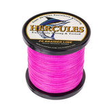 500M 547Yds Pink 6lb-100lb HERCULES PE Braided Fishing Line 4 Strands