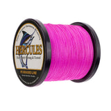 500M 547Yds Pink 6lb-100lb HERCULES PE Braided Fishing Line 4 Strands