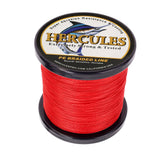 500M 547Yds Red 6lb-100lb HERCULES PE Braided Fishing Line 4 Strands