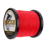 500M 547Yds Red 6lb-100lb HERCULES PE Braided Fishing Line 4 Strands