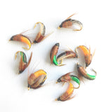 HERCULES Sturdy Realistic Nymph Scud Flies, Fly Fishing Lures, Wet Flies