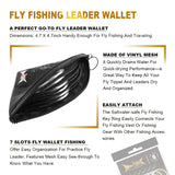 HERCULES Vorgebundenes Fliegenfischvorfach mit Schlaufe und Vorfachtasche, 6er-Pack