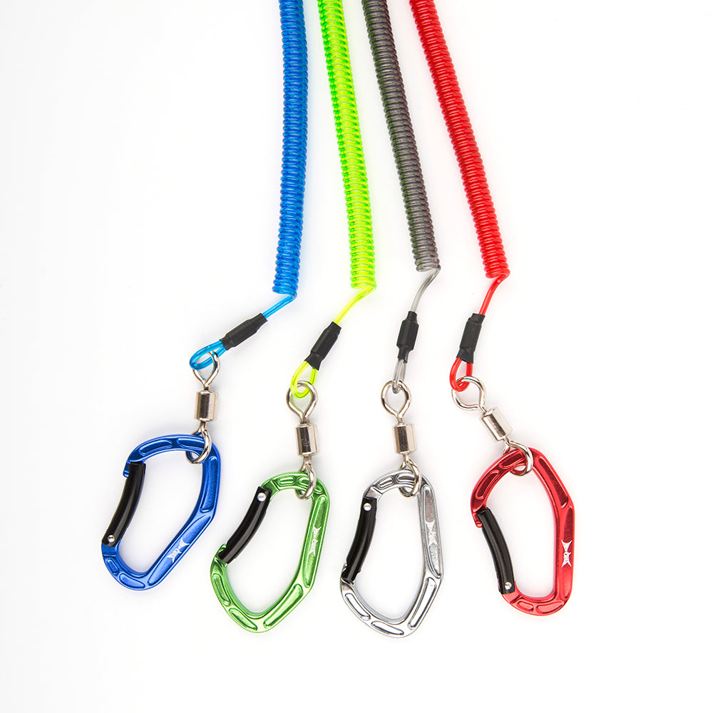 HERCULES M3 Heavy Duty Fishing Lanyard, Kayak Leash Pack of 2, 4 Colors