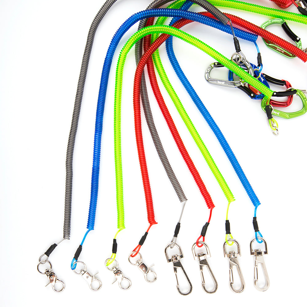 HERCULES M3 Heavy Duty Fishing Lanyard, Kayak Leash Pack of 2, 4 Colors