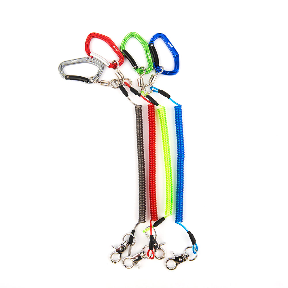 HERCULES M3 Heavy Duty Fishing Lanyard, Kayak Leash Pack of 2, 4 Colors