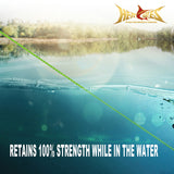 HERCULES Braided Fly Fishing Line Backing with Long-lasting Color