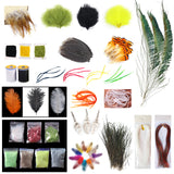 Fly Tying Material Set Feather and Dubbing Starter Kit