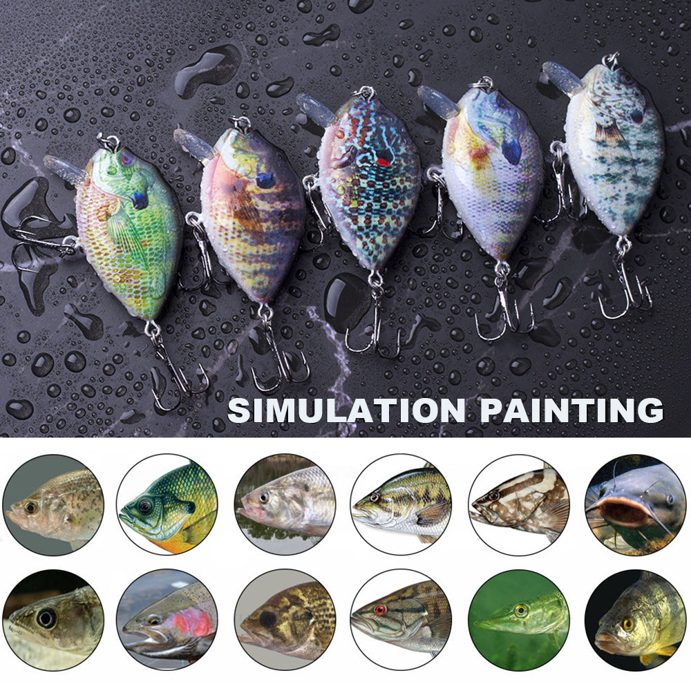 HERCULES 2.36" Crankbait Shallow Crank Lure Fishing Lures