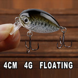 HERCULES 4cm 4g Micro Cranbaits Fishing Lures 5pcs
