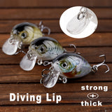 HERCULES 4cm 4g Micro Cranbaits Fishing Lures 5pcs