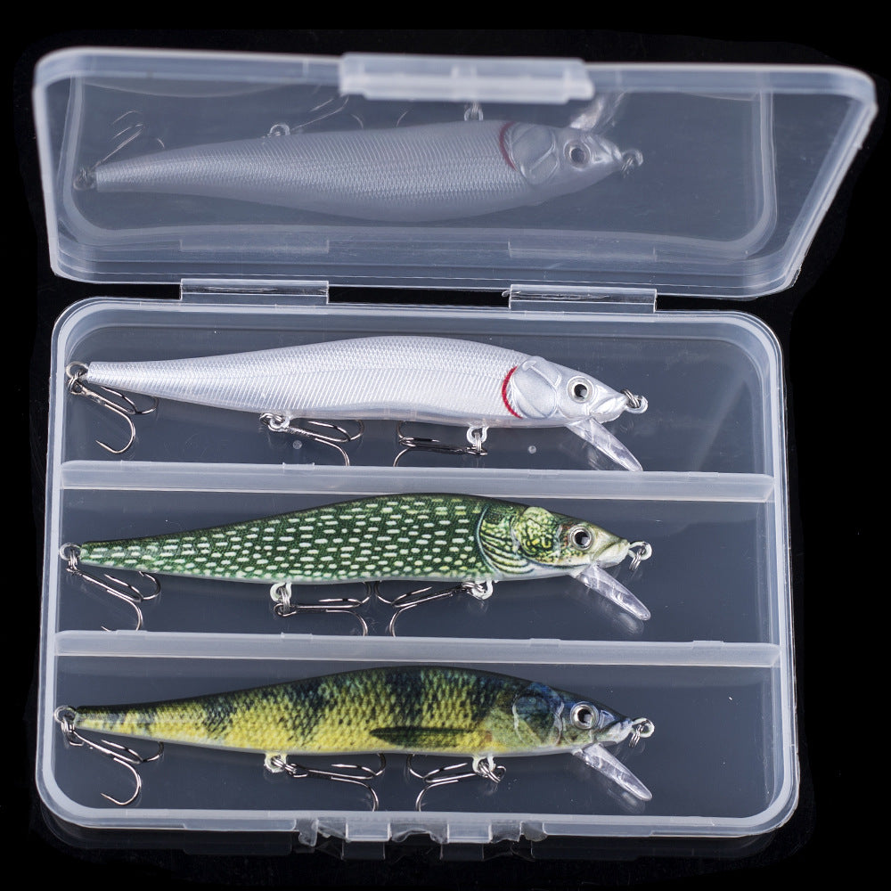 HERCULES 12CM Floating Minnow Baits Fishing Lures pack of 3pcs