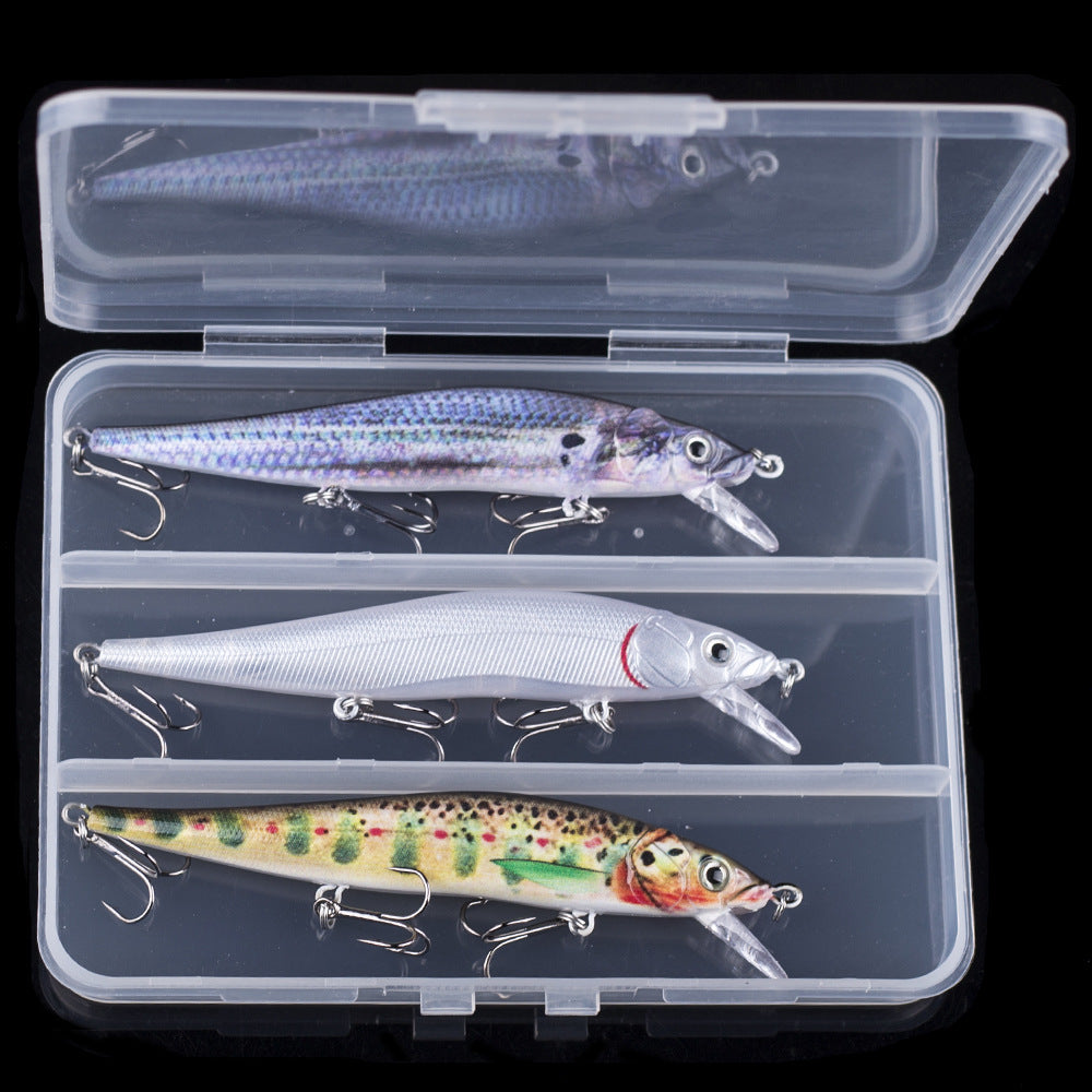 HERCULES 12CM Floating Minnow Baits Fishing Lures pack of 3pcs