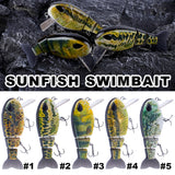 HERCULES Multi-jointed Floating Lure with Soft Tail Fishing Lures