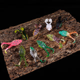 HERCULES Topwater Frog Soft Lures with Rotating Feet