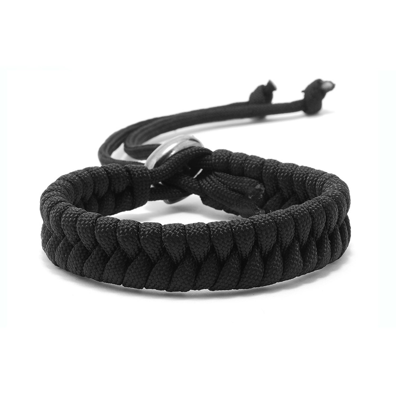 HERCULES 550 Paracord Survival Rope Black Type III Parachute Cord for Camping