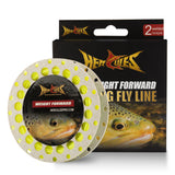 HERCULES Fly Fishing Line Floating WF Fly Line with Double Welded Loop
