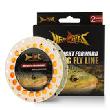 HERCULES Fly Fishing Line Floating WF Fly Line with Double Welded Loop