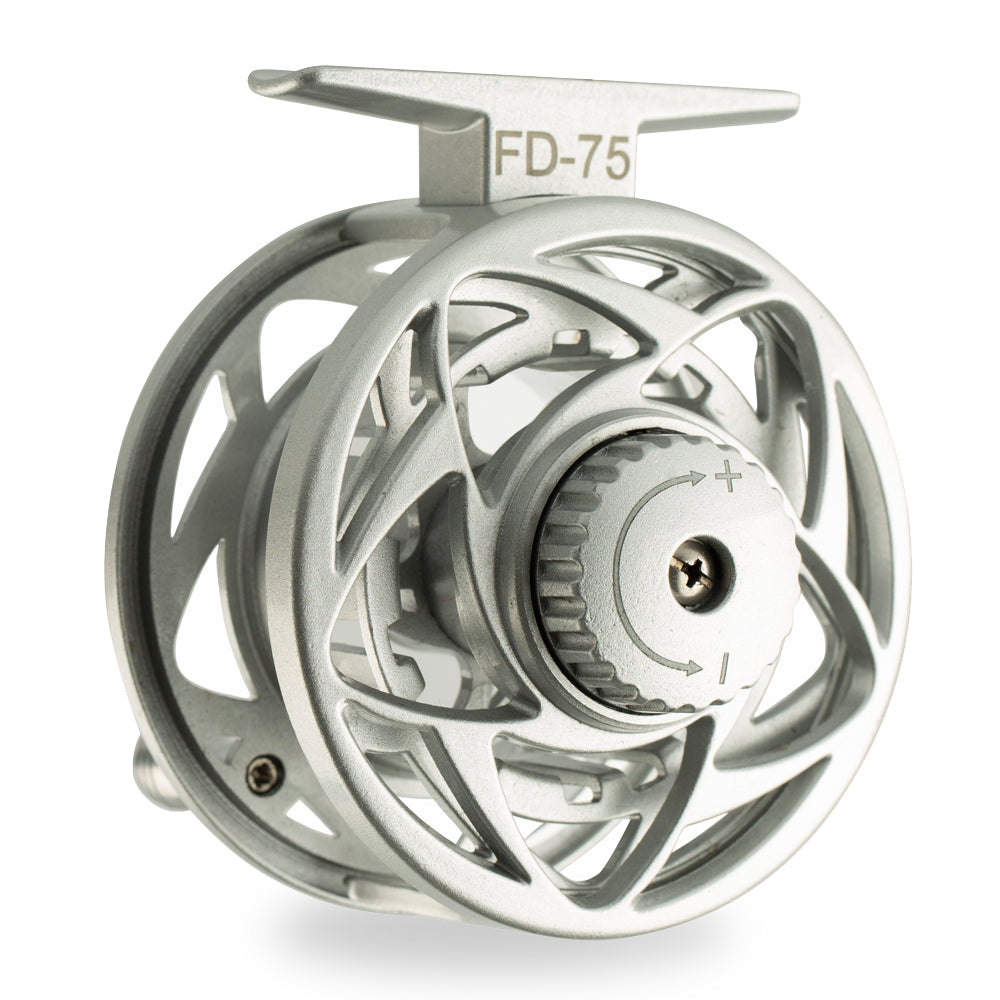HERCULES Fly Fishing Reel with Push Button Release, Aluminum Alloy