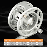 HERCULES Fly Fishing Reel with Push Button Release, Aluminum Alloy