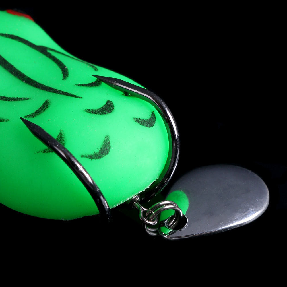 HERCULES Topwater Frog Lure Soft Fishing Lure with Sequin