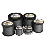 1000M 1094Yds Grey 6lb-100lb HERCULES PE Braided Fishing line 4 Strands