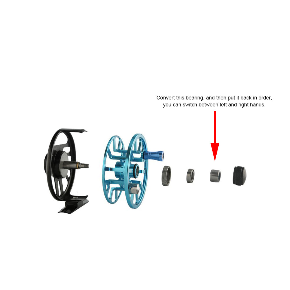 HERCULES Fly Fishing Reel CNC-machined Aluminum Alloy