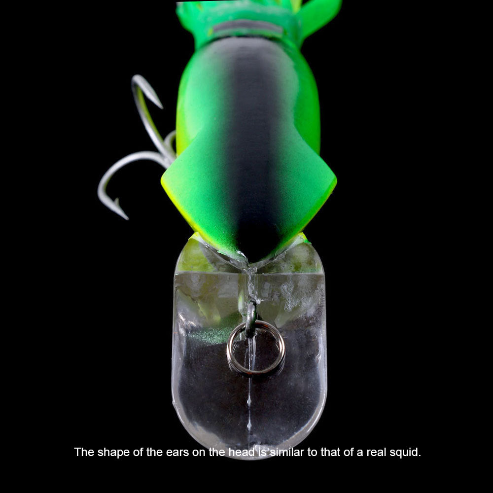 HERCULES 5.5inches Simulation Squid Baits Topwater Fishing Lure