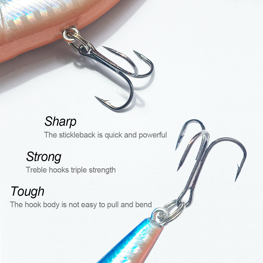 HERCULES Shallow Deep Diving Swimbait Minnow Fishing Lures(pack of 10)