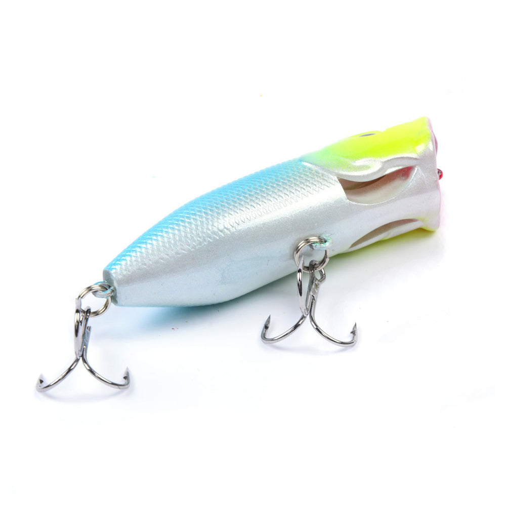 HERCULES Popper Esca da pesca Occhi 3D Wobbler Esca dura artificiale 6 pezzi