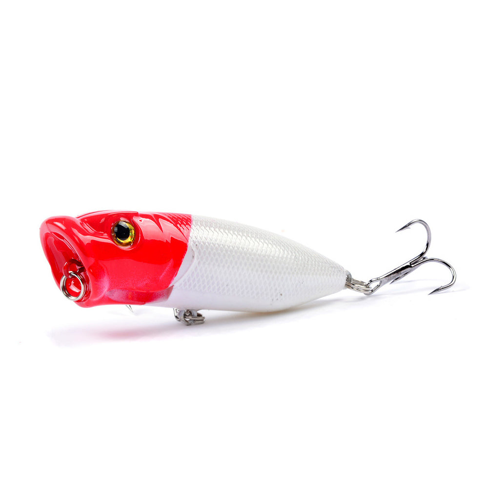 HERCULES Popper Esca da pesca Occhi 3D Wobbler Esca dura artificiale 6 pezzi