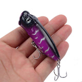 HERCULES Popper Esca da pesca Occhi 3D Wobbler Esca dura artificiale 6 pezzi