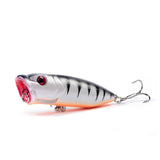 HERCULES Popper Esca da pesca Occhi 3D Wobbler Esca dura artificiale 6 pezzi
