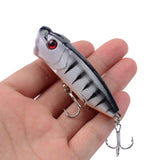 HERCULES Popper Esca da pesca Occhi 3D Wobbler Esca dura artificiale 6 pezzi