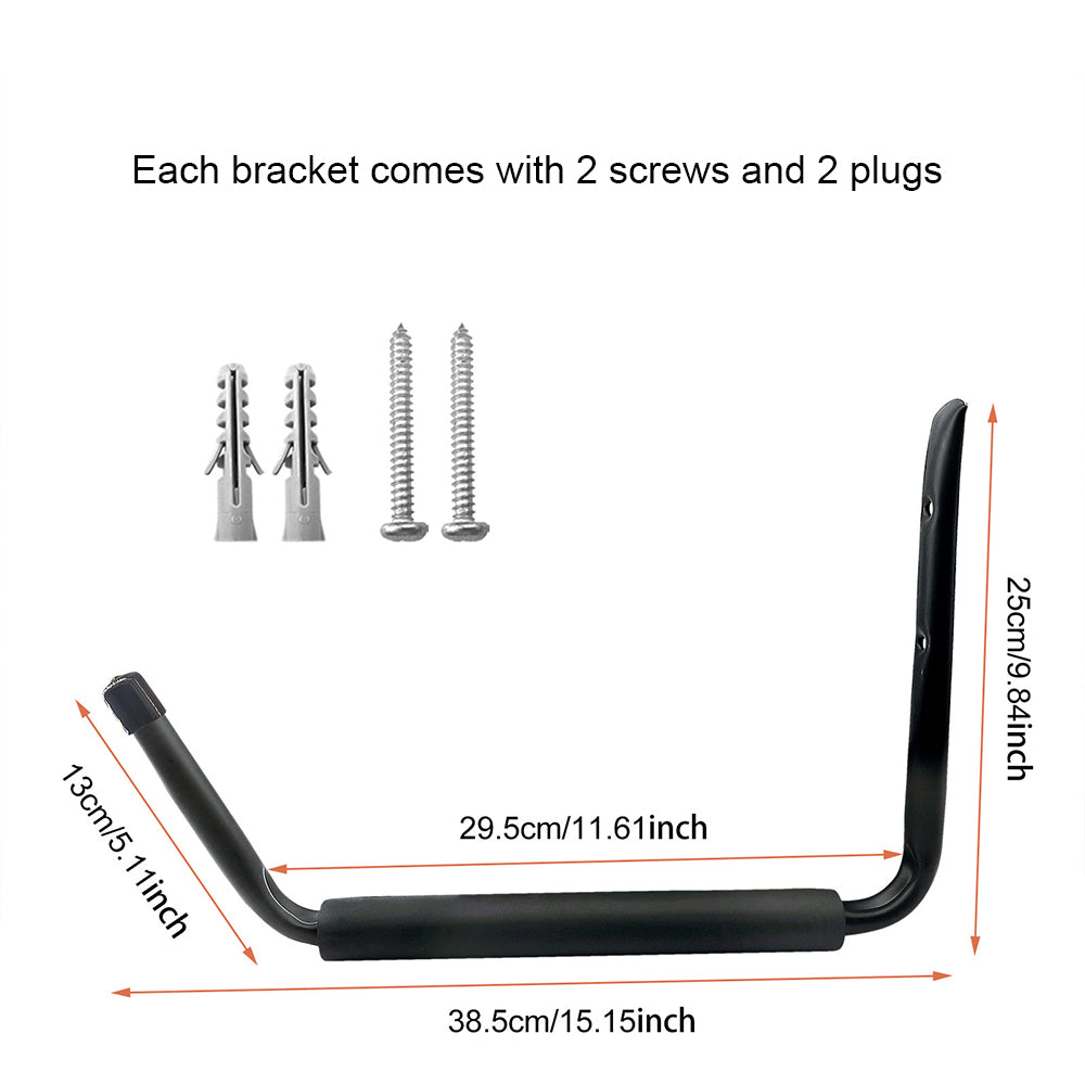 HERCULES Stainless Steel Kayak Wall Mount, Pack of 4pcs